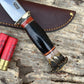 Treeman Deer & Trout Horsehide Crown Stag Pouch Sheath