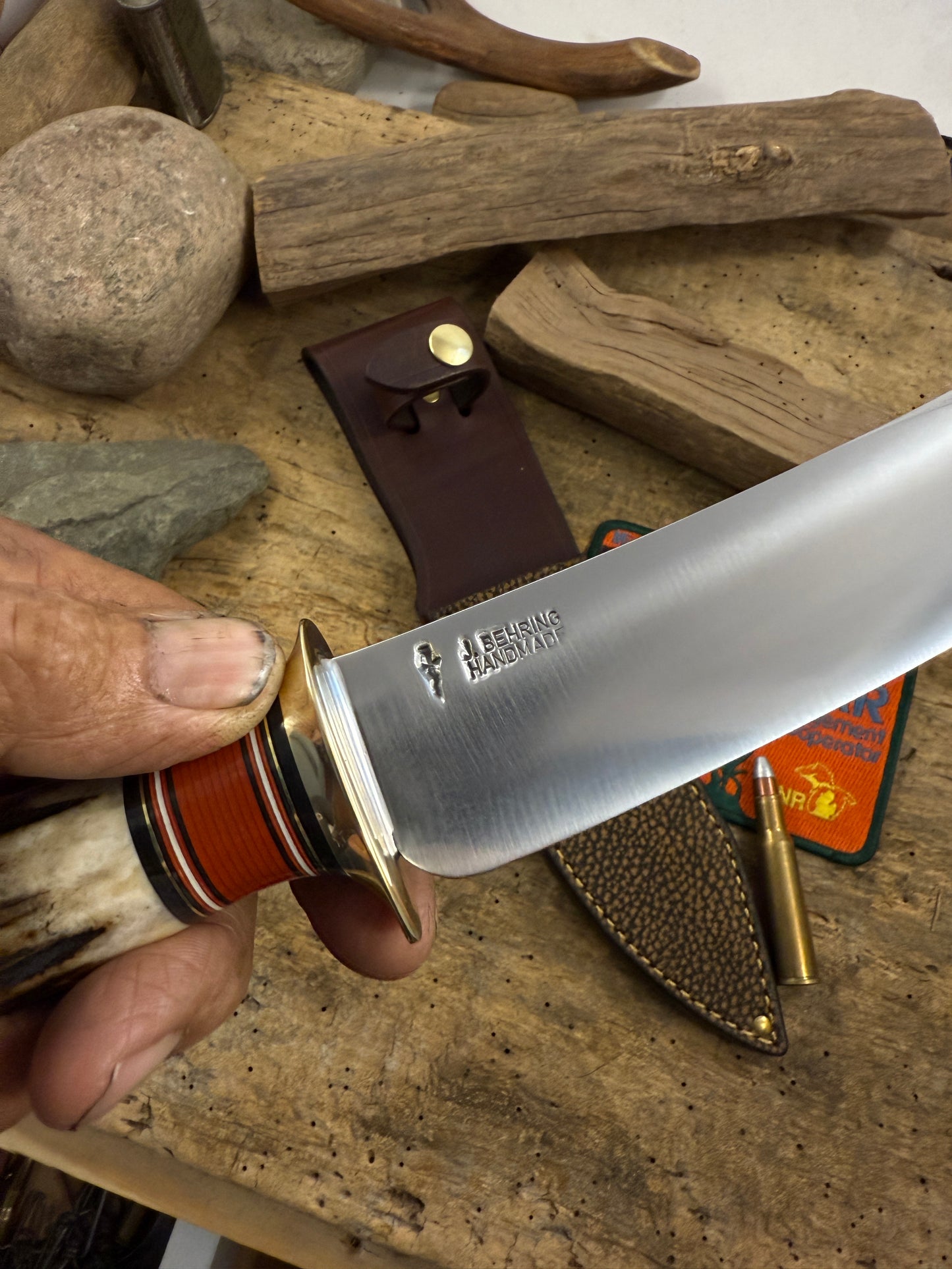 Treeman 6" Sagel Style Hunter Stag Brass