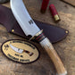 Treeman Woodcraft 6" Brass sambar stag Sheep horn butt