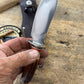 Treeman Special Hinter 4 1/4" AEB-L stainless Nickel Guard 120 Year old German Stag Ivory butt cap