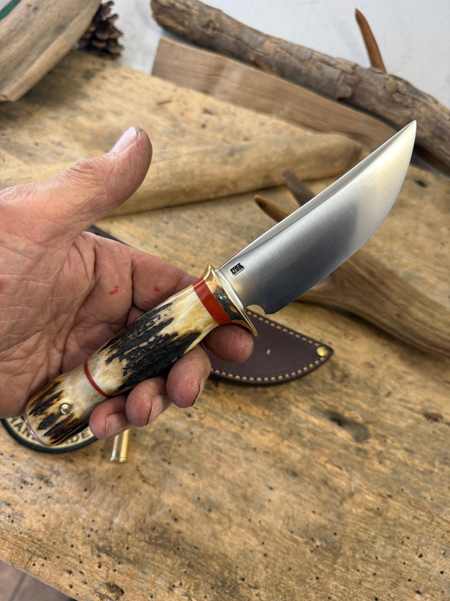 Treeman Heavy Duty 4 1/4" Michigan hunter Stag/Stag