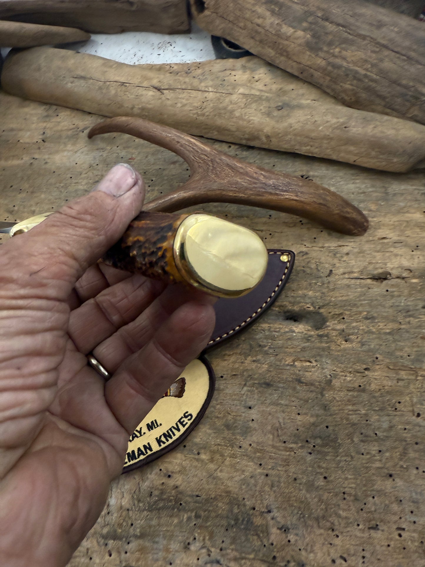 Treeman Alaskan Hunter Hammer Mark 5" Sambar Stag