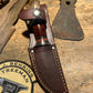 Treeman Lil" Caper 3" Blade Horsehide Crotch Stag Belt Sheath