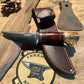 Treeman Lil" Caper 3" Blade Horsehide Crotch Stag Belt Sheath