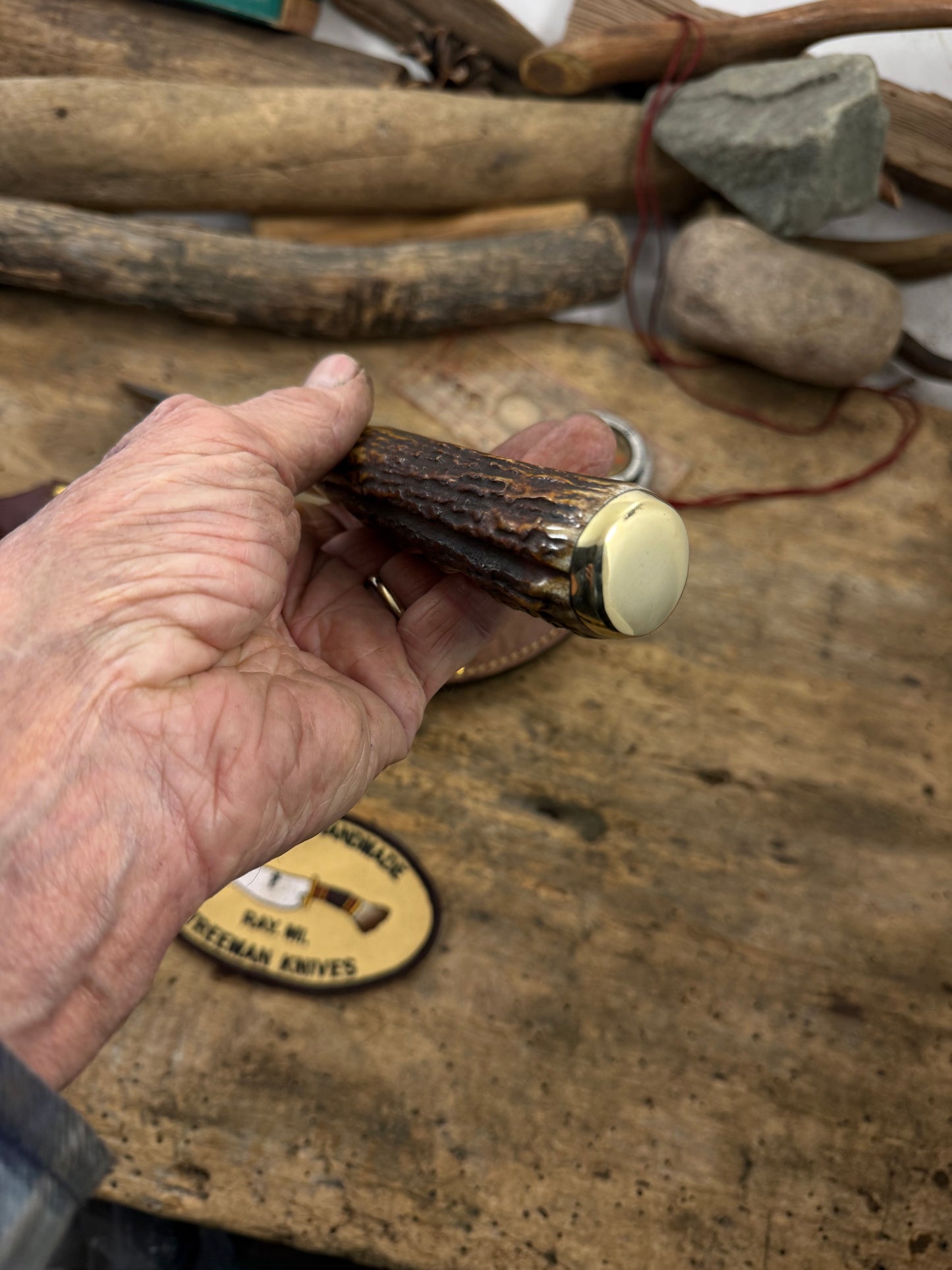 Treeman Stag Finger Grip 8 1/2" Heavy Duty Fighter