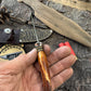 Treeman Artifact Ivory Trout Knife Crock Sheath AEB-L