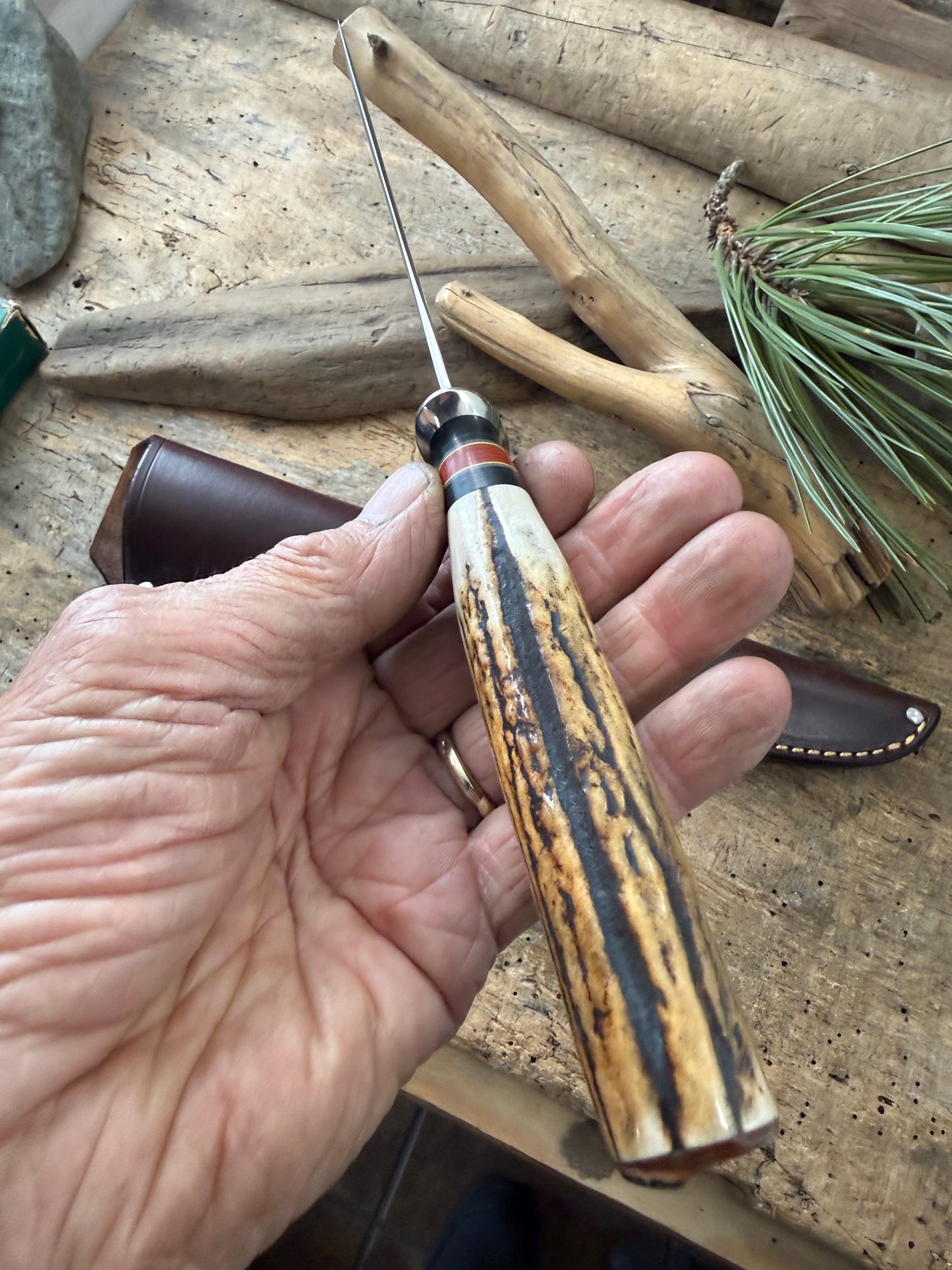 Treeman 6 3/4" AEB-L Stainless Filet Stag Mammoth