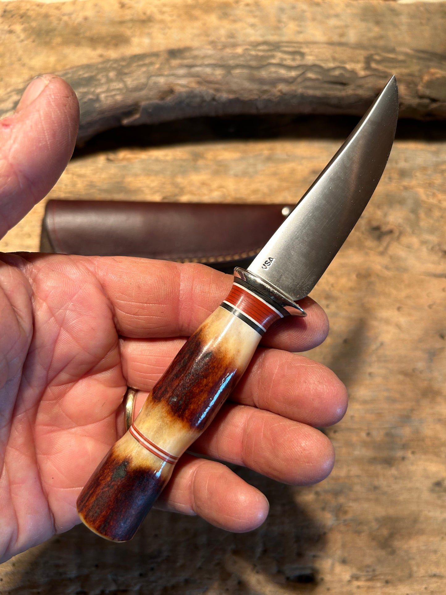 Treeman Trout Knife Stag/Stag  Its a real Gem !