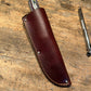 Fordite 4 1/2" Drop Point Nickel Guard AEB-L Stainless Ultra Rare !