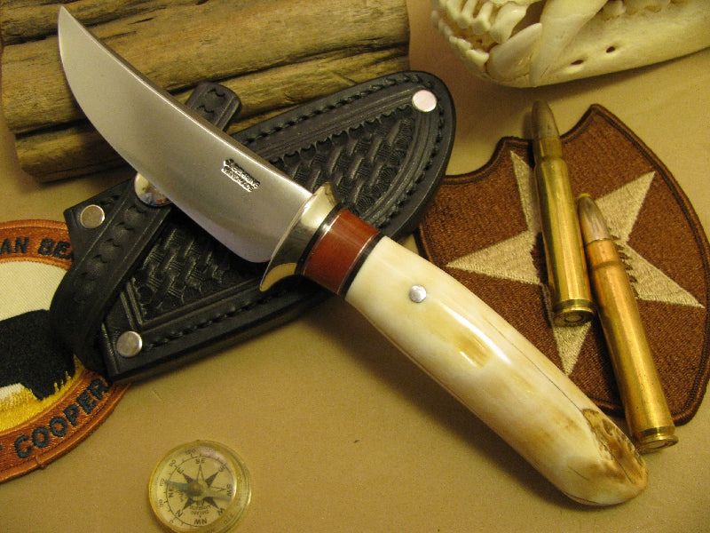 Trout & Deer Hippo Tooth Ivory