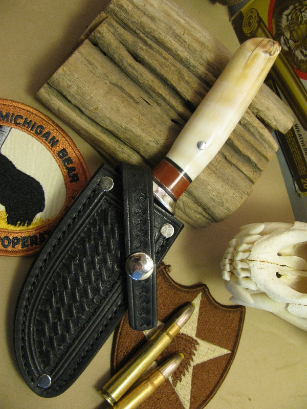 Trout & Deer Hippo Tooth Ivory