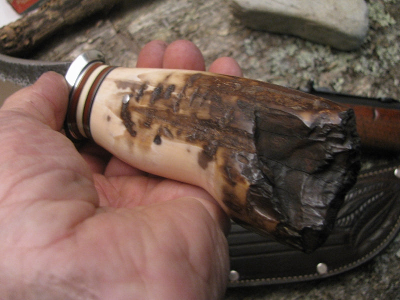 Treeman  Hammermark Fossil Ivory Camp Knife 