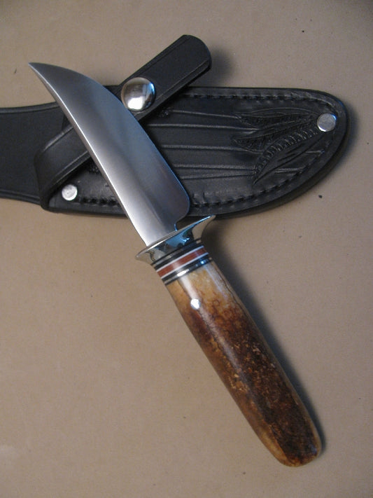 Behring Made Treeman Trout & Deer Fossil Walrus Ivory 
