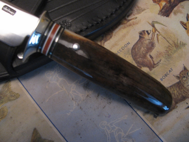 Behring Made Treeman Trout & Deer Fossil Walrus Ivory 