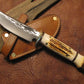 J. Behring Handmade 4 Pin Stag Stag Trout & Deer knife 
