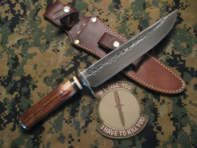 J. Behring Handmade 8 " Hammermark Double Skull Fighter 