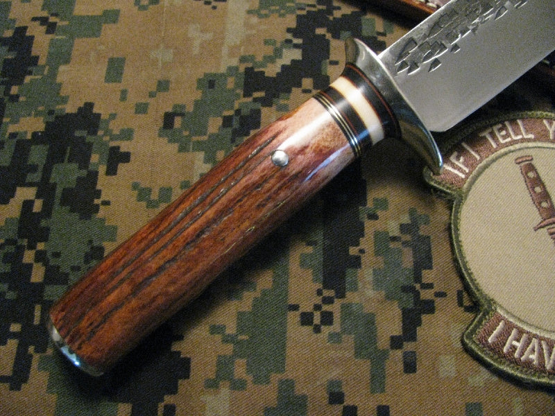 J. Behring Handmade 8 " Hammermark Double Skull Fighter 