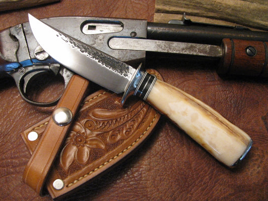 Trout & Deer Hammermark Fossil Walrus Ivory