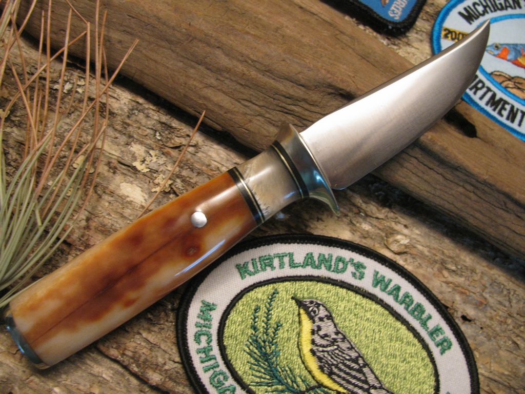 Montana Trout Knife Musk Ox Ivory