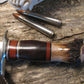 Treeman 8" Classic Scagel Style  Camp Knife leather Crown Stag!