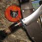 Treeman 8" Classic Scagel Style  Camp Knife leather Crown Stag!