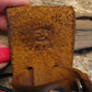 Treeman Handmade Artifact Walrus Ivory Deer & Trout  with Treeman  Leather Classic Scagel Style Pancake sheath.