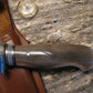 Treeman Handmade Artifact Walrus Ivory Deer & Trout  with Treeman  Leather Classic Scagel Style Pancake sheath.