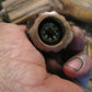 Michigan Skinner Heavy Duty  AAA Sambar Stag  Green Spacers Big compass 