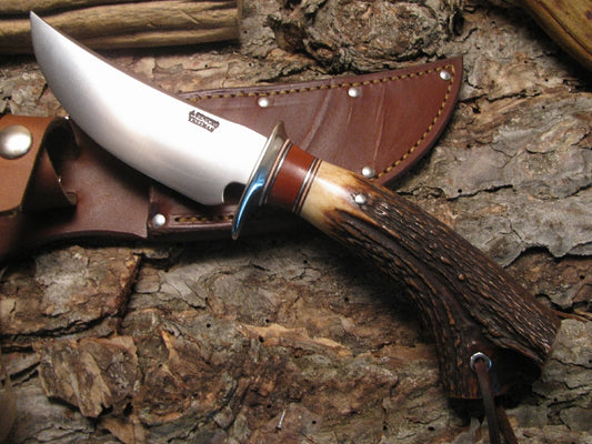 J. Behring Treeman Fox River Hunter  Full Crotch Sambar Stag Treeman Sheath