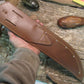 11" Hammermark Camp Knife Sled Runner Ivory Handle 