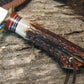 Treeman Woodmonk Full Stag Sambar Crotch  Horsehide & Buffalo Sheath