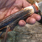 Treeman Woodmonk Full Stag Sambar Crotch  Horsehide & Buffalo Sheath