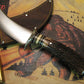 J. Behring Handmade   Buffalo Skinner Buffalo Hide Sheath