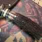 J. Behring Handmade   Buffalo Skinner Buffalo Hide Sheath