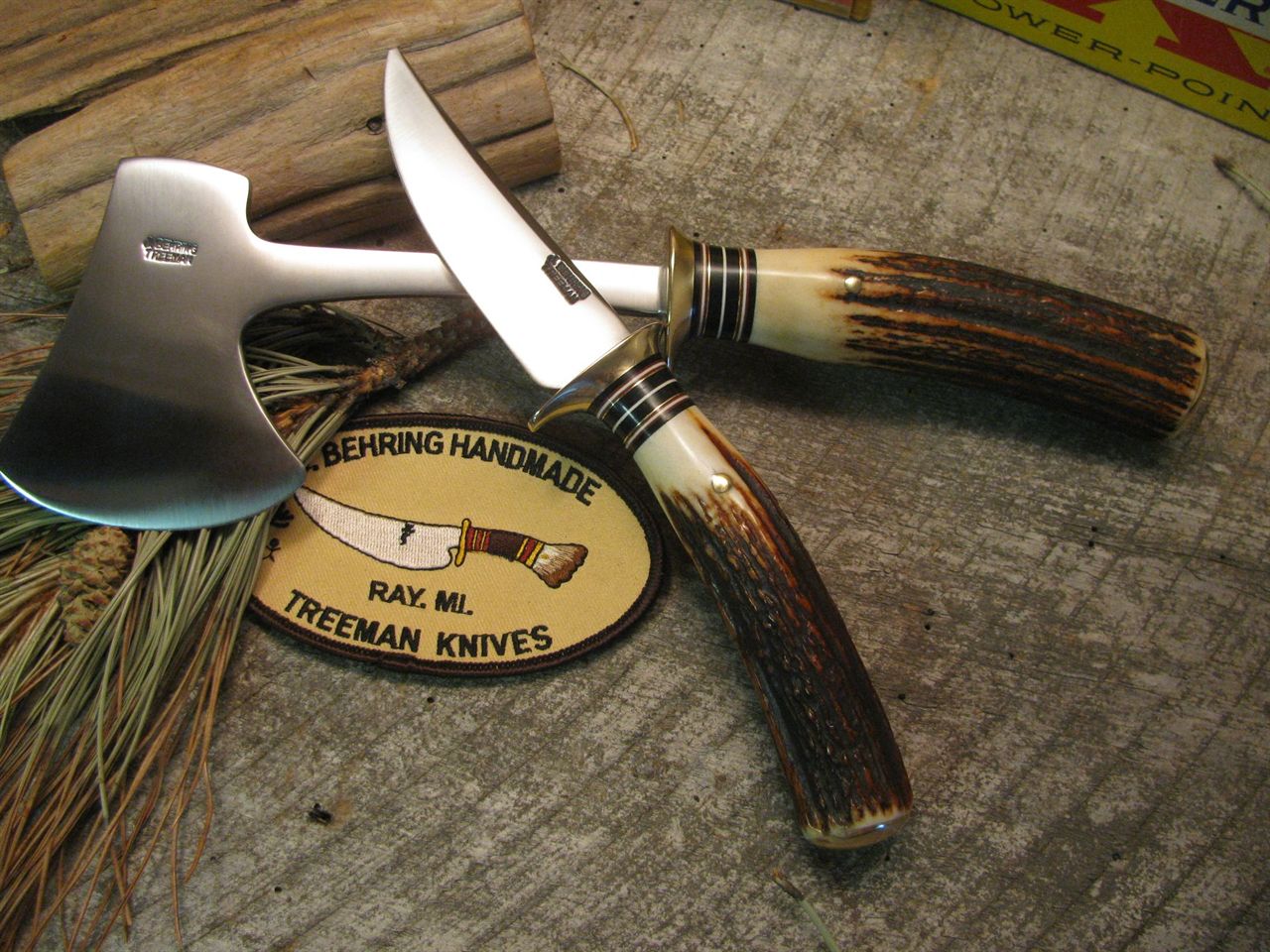 J. Behring Treeman Axe Knife Set