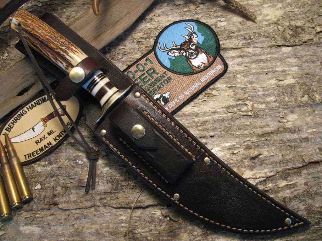 7" Hunter/Fighter Stag Lanyard