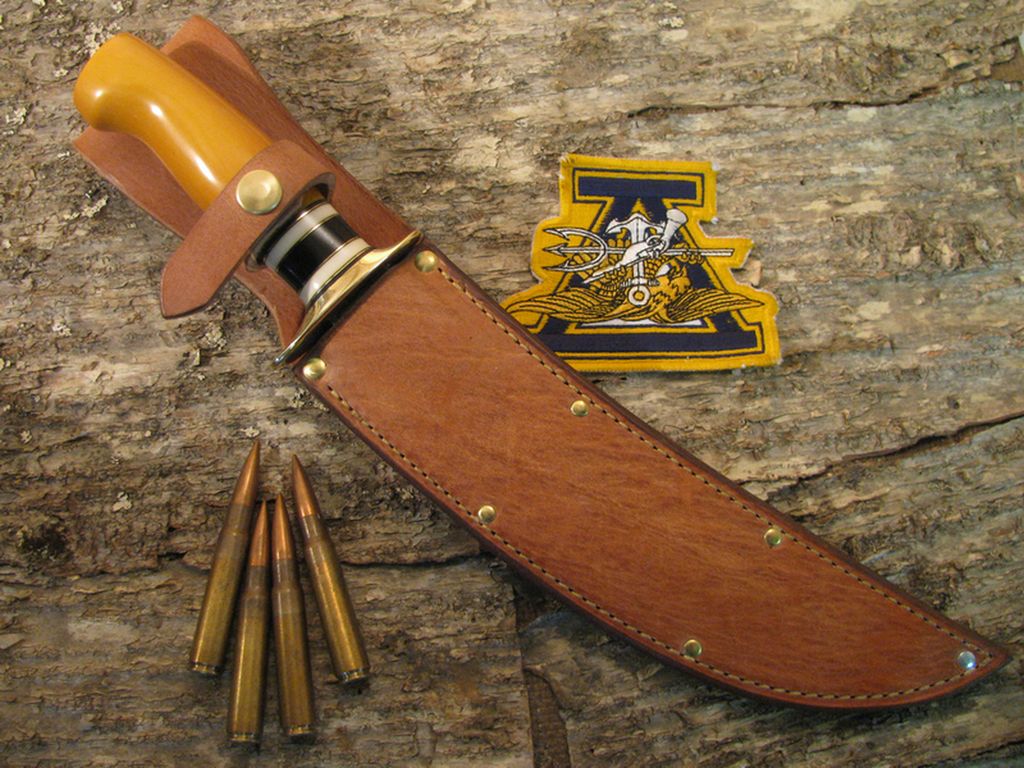 Double skull Fighter' Bumble Bee' Yellow Micarta 