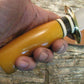 Double skull Fighter' Bumble Bee' Yellow Micarta 
