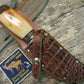 BIG 6 Skinner thick blade Fossil Ivory Ice Axe