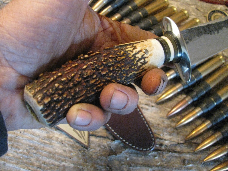 Treeman 8" Hammermark Double Skull Fighter Stag 