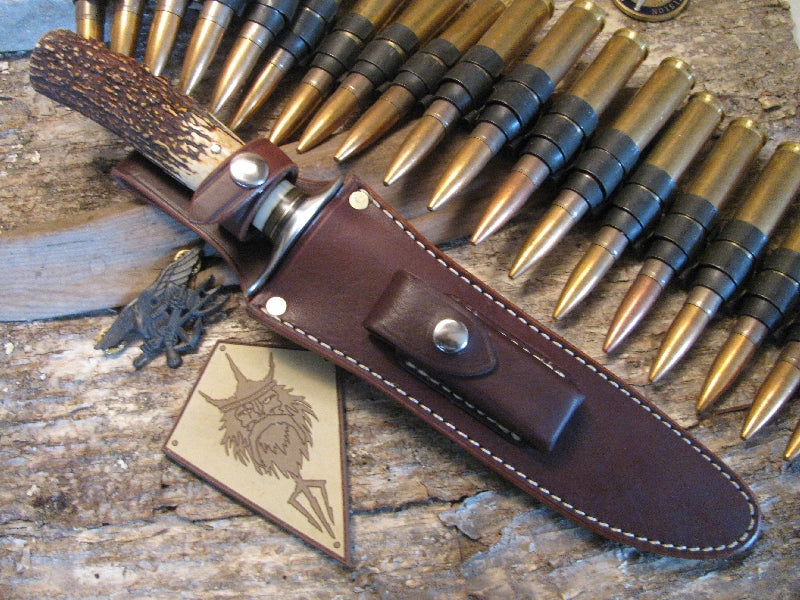 Treeman 8" Hammermark Double Skull Fighter Stag 