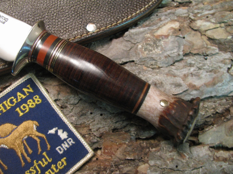 J. Behring Handmade Traditional Scagel Hunter Crown Stag 