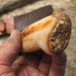 Artifact  Walrus Ivory Woodcraft American Buffalo sheath