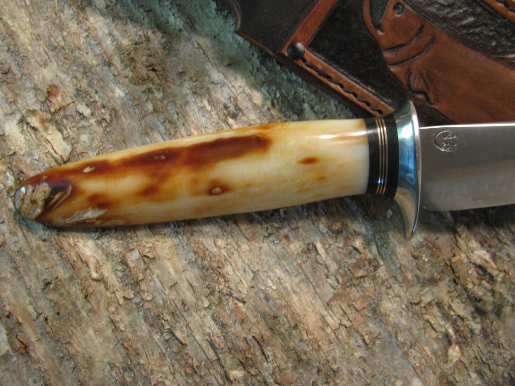 J. Behring Handmade Ivory Filet Knife Tarpon Sheath
