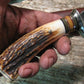 J. Behring Handmade Alaskan hammermark Stag/Ivory