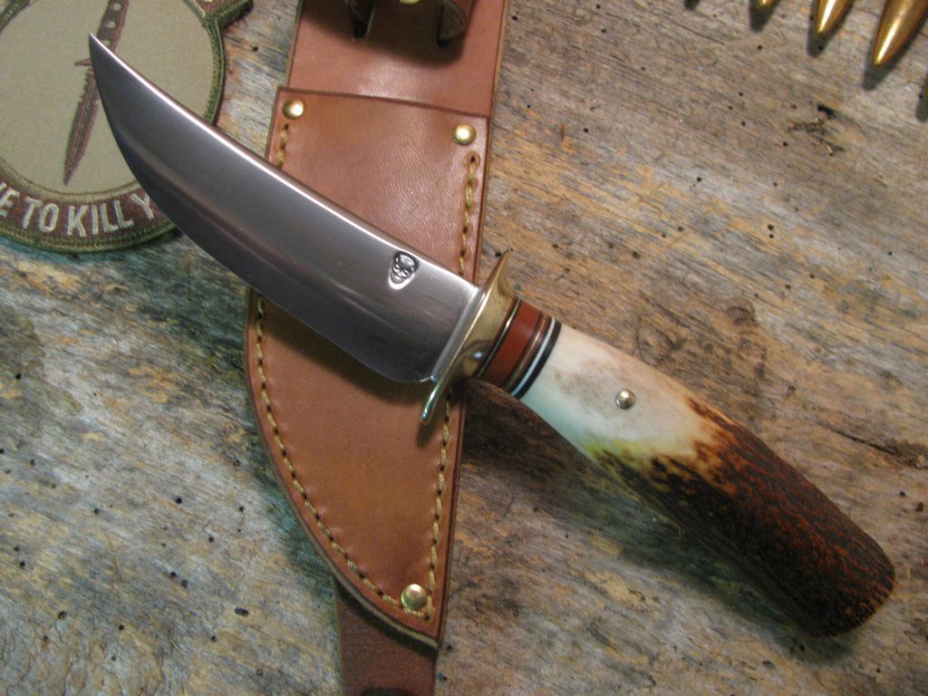 J. Behring Sterile Skull Fighter 4" blade stag