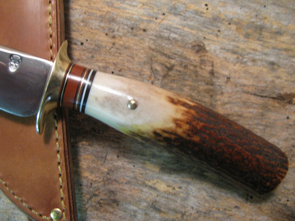 J. Behring Sterile Skull Fighter 4" blade stag