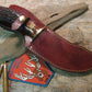 **TREEMAN Woodmonk Carver Stag handle 6" Blade