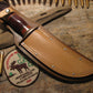 J. Behring Treeman Handmade 8" Camp KNife Crown Stag