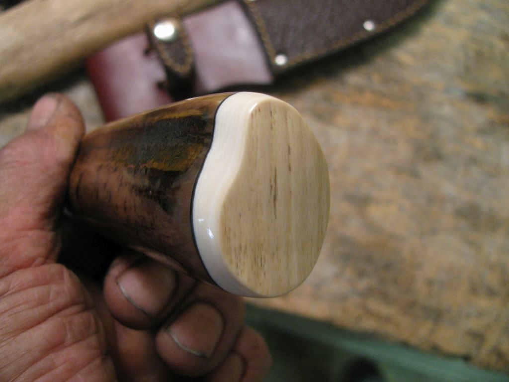 **BEAUTIFUL TREEMAN Hammermark Walrus Ivory with ELE. Ivory butt cap
